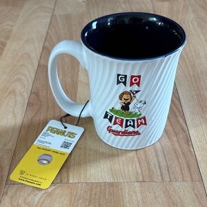Peanuts Go Team Cleveland Guardians Navy Blue, Red and White Mug 15oz